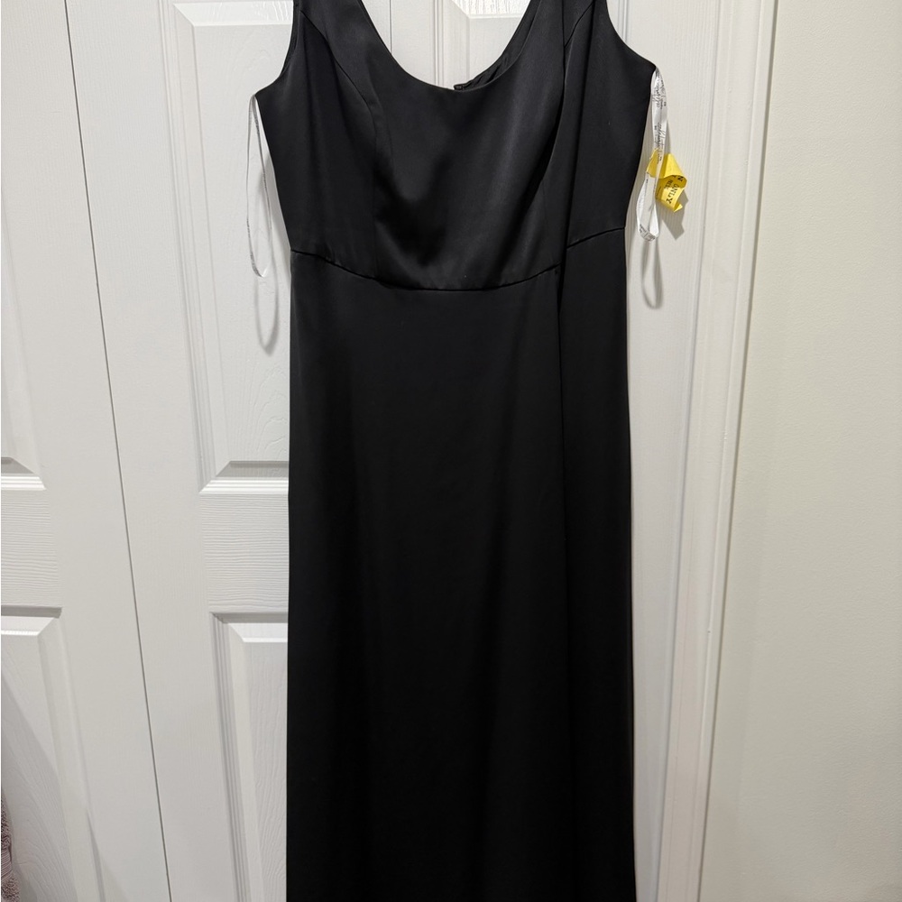 Black Satin Dress
